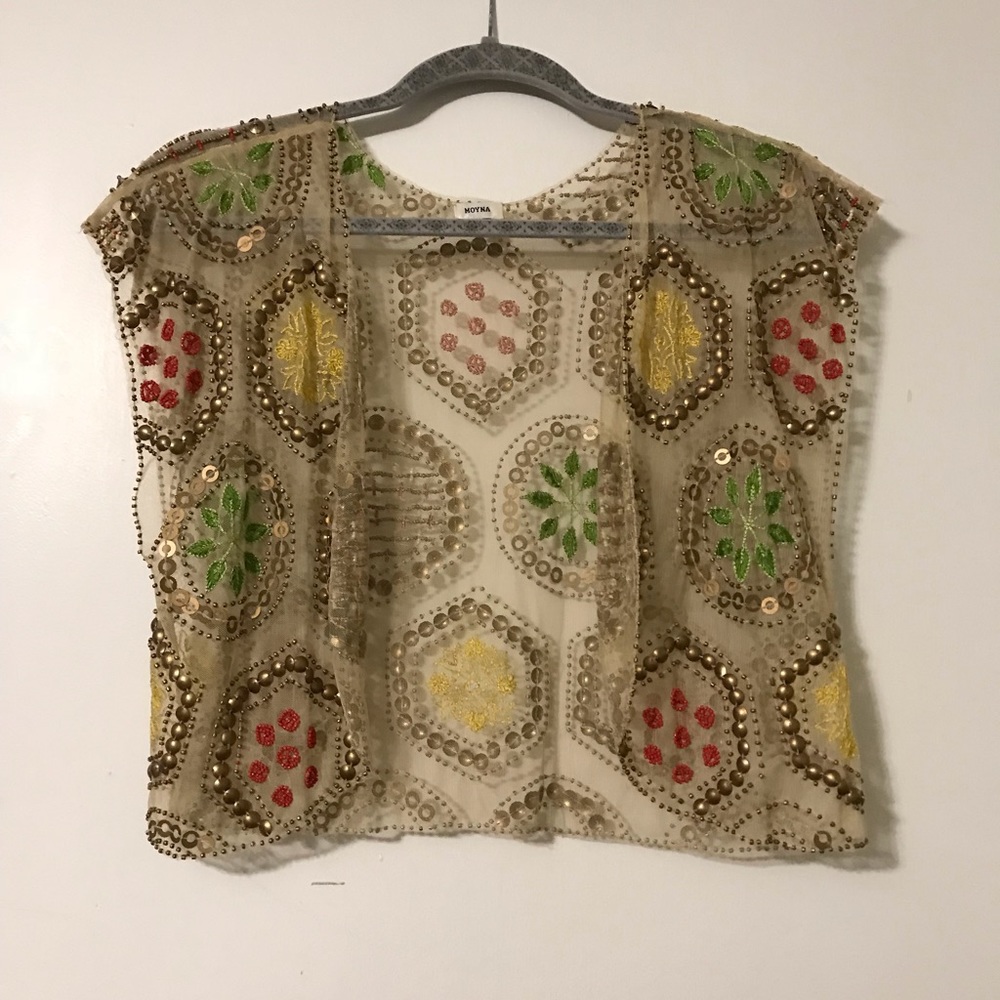 Anthropologie cropped jacket